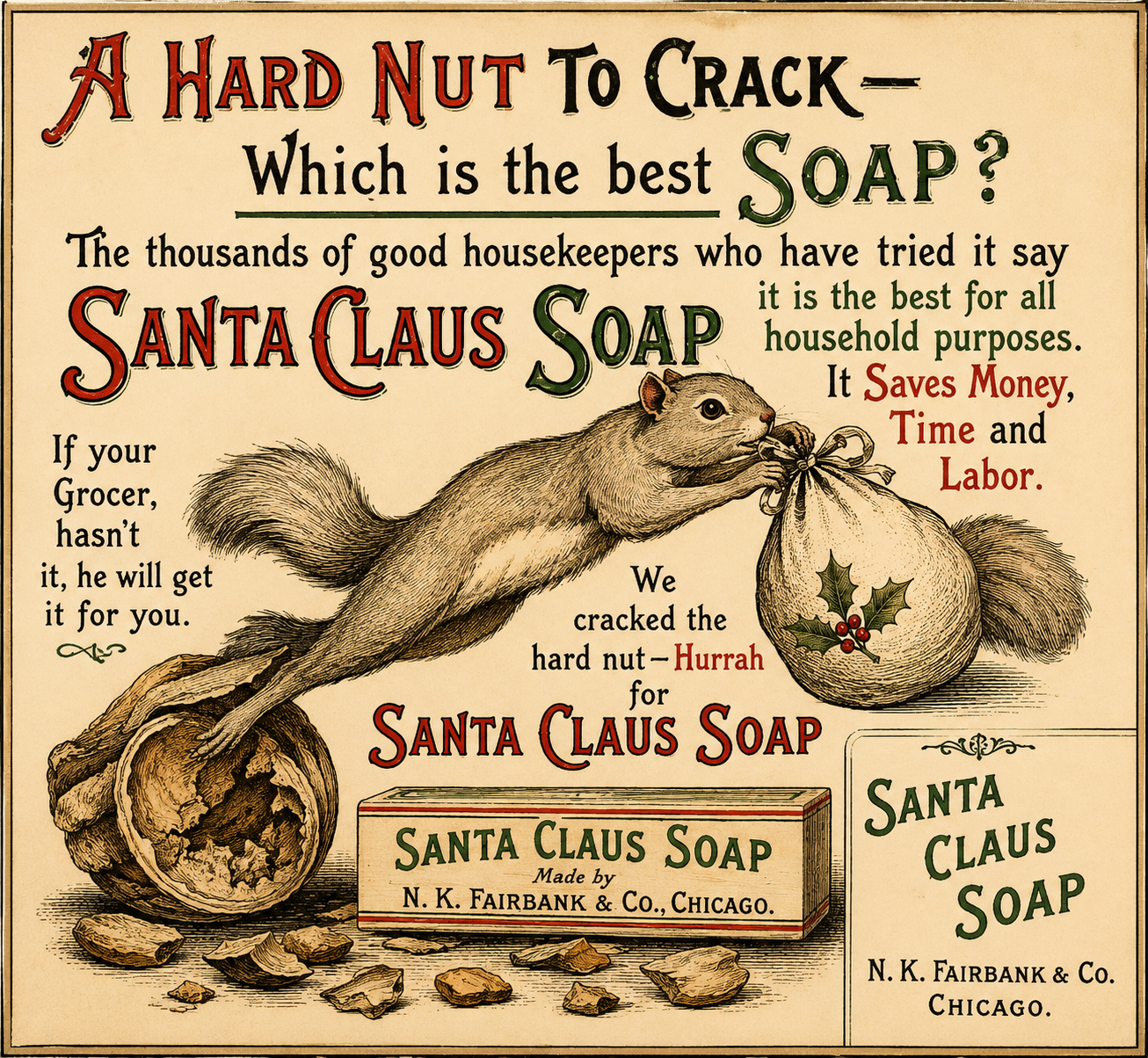 Santa Claus Soap: A Victorian Ad That Sold Cleanliness With Christmas Cheer