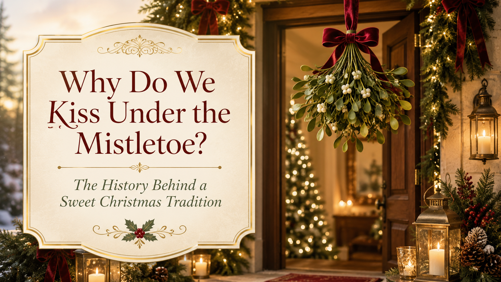 Why Do We Kiss Under the Mistletoe?