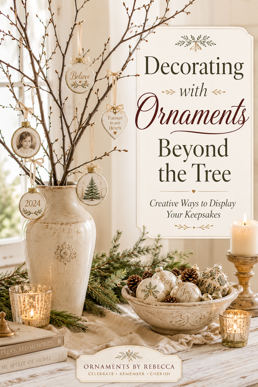 Decorating with Ornaments Beyond the Tree: Creative Ways to Display Your Keepsakes #4