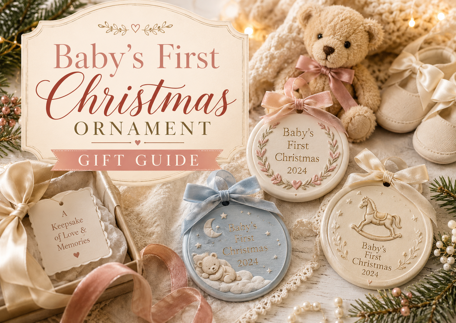 Babyโs First Christmas Ornament Gift Guide
